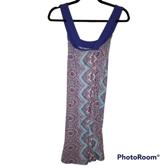 Prana Dress Medium Purple Teal  Straps - Picture 4 of 6